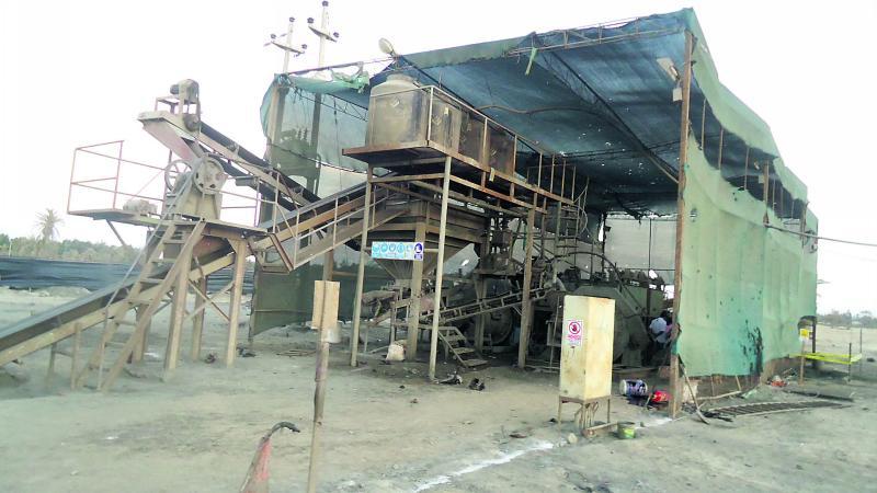 Dinamitan planta de minerales en Pisco