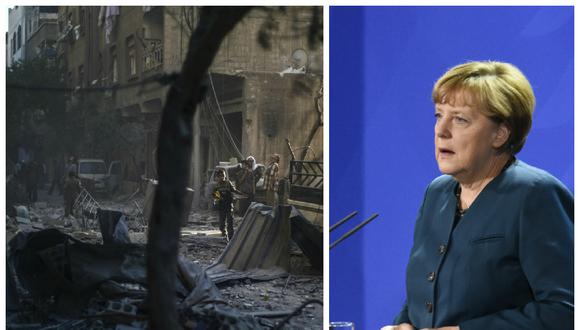 Angela Merkel advierte de que el enemigo es el Estado Islámico, no el pueblo sirio