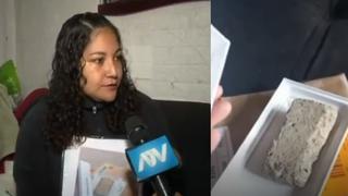 Mujer denuncia que le entregaron una piedra tras haber comprado celular en la web de un supermercado