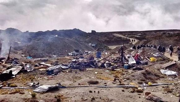 Puno: Destruyen campamentos y equipos en operativo contra minería ilegal