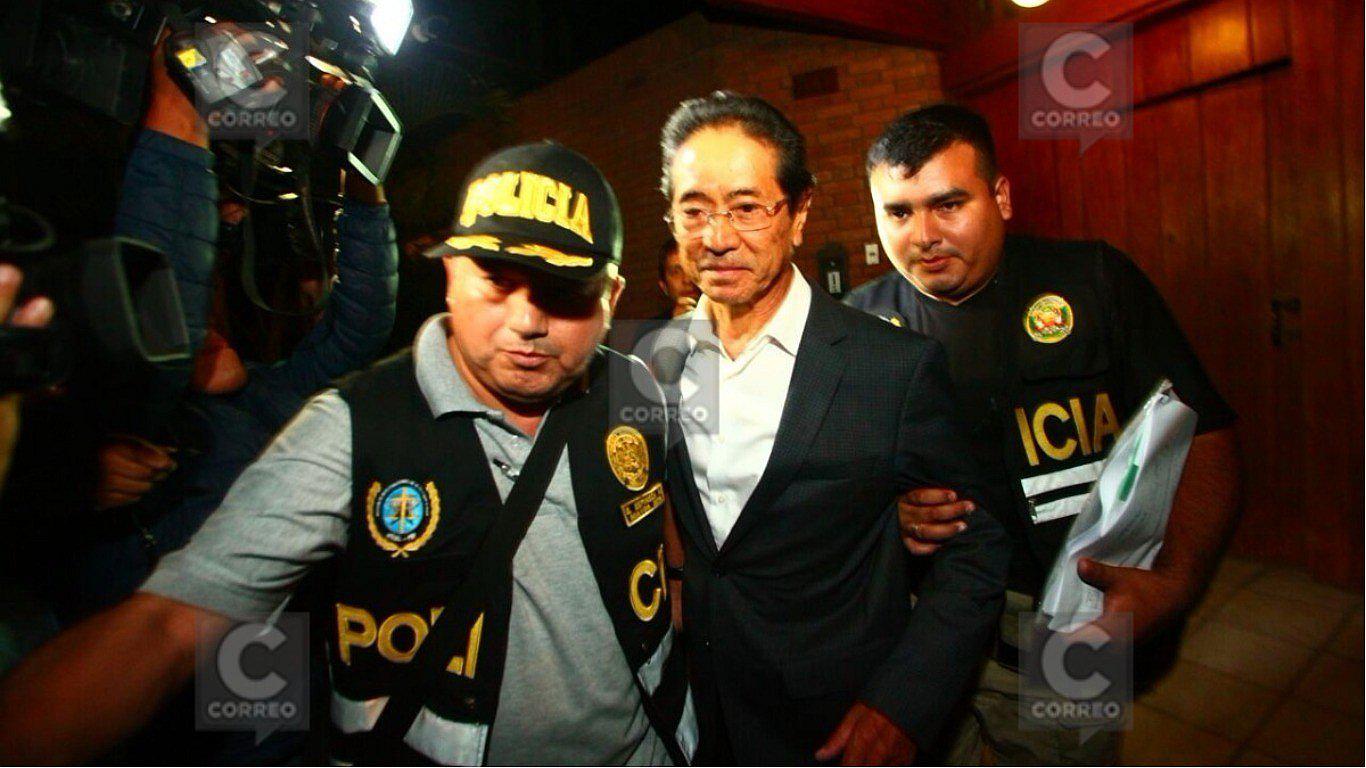 Jaime Yoshiyama fue detenido tras hallarse un arma sin licencia en su domicilio (FOTOS)