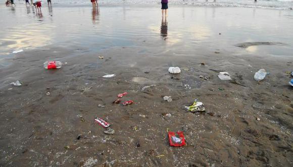 Playas quedaron contaminadas luego de Año Nuevo