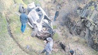 Cinco familiares mueren en accidente vial en la sierra de Áncash