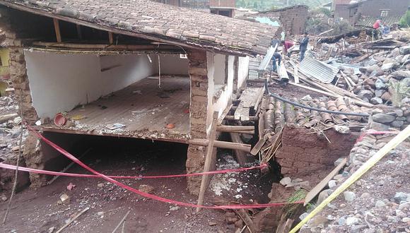 Cusco: Realizan catastro de daños tras desborde en Pisac (FOTOS)