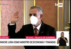 Pedro Francke es ratificado como ministro de Economía tras salida de Guido Bellido (VIDEO)