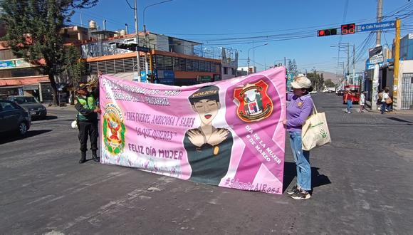 Campaña de sensibilización en Arequipa. (Foto: Pedro Torres)