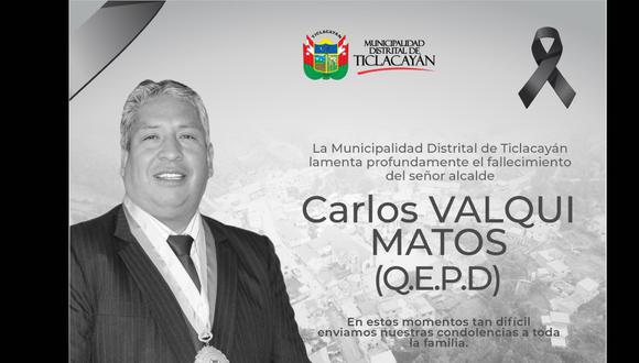 Pasco: fallece alcalde distrital de Ticlacayán en el Día del Padre.