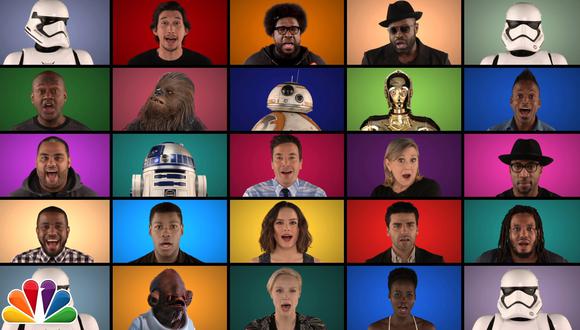 YouTube: Actores de Star Wars interpretan soundtrack 'a capella'