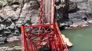 Ayacucho: Ministerio Público investiga colapso de puente Kutinachaka a solo un año de su construcción