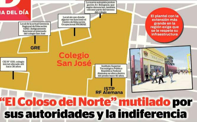 Lambayeque: El San José cumple 156 años y  su local sigue cercenado