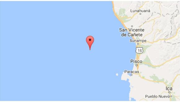 Sismo de 4.3 grados asustó a Cañete y Lima