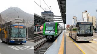 Lima y Callao: Horario especial del transporte público por el feriado de este viernes