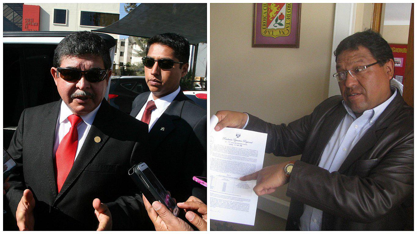 Tacna: Gobernador se enfrenta a consejero en el Poder Judicial porque le llamó incapaz