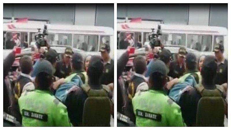 Sujeto se salva de ser linchado tras asesinar a obrero en Campoy (VIDEO)