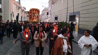 Arequipa: Corte de Justicia salió en procesión con el Señor de la Sentencia (FOTOS y VIDEO)