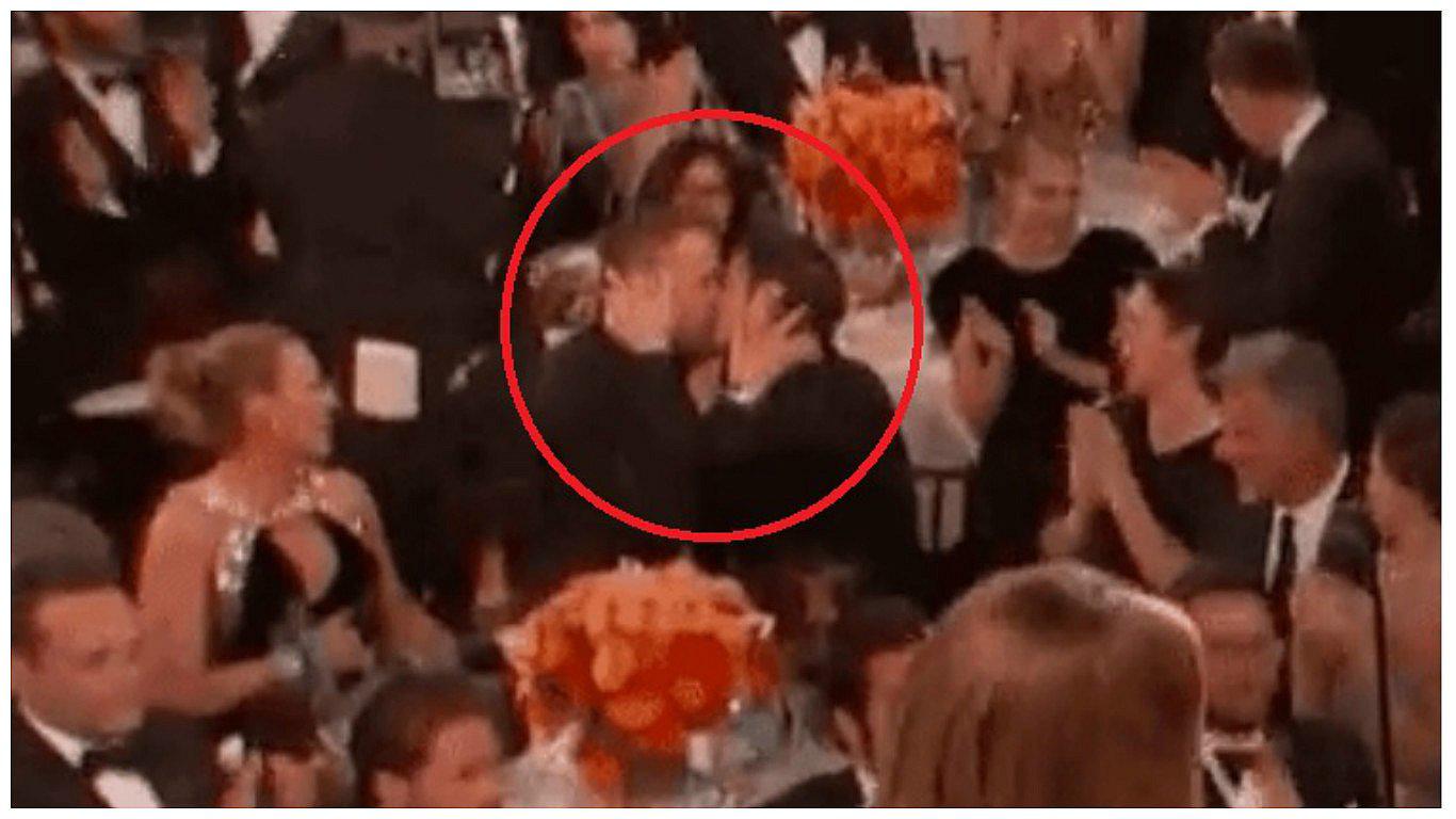 ​Globos de Oro 2017: Ryan Reynolds y Andrew Garfield protagonizan beso en ceremonia (VIDEO)