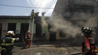 La Victoria: Incendio en vivienda del jirón Huascarán fue sofocado por los bomberos (VIDEO)