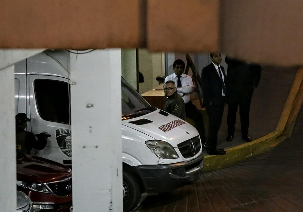 Edwin Donayre es llevado al penal Castro Castro en ambulancia (FOTOS)