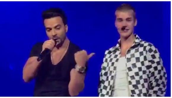 'Despacito': Justin Bieber y Luis fonsi la cantan en concierto pero todo terminó así (VIDEO)