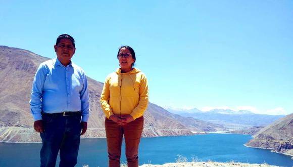 Una comitiva de autoridades visitó la laguna de Aricota en la provincia de Candarave. (Foto: Difusión)