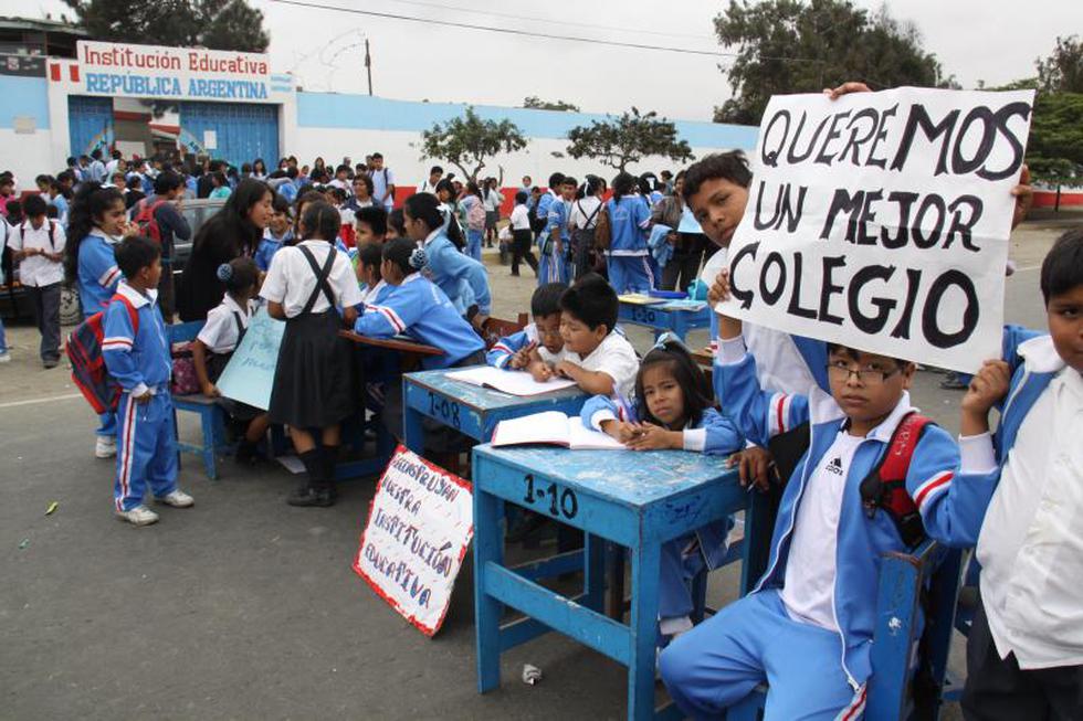 Escolares del "Argentino" se rebelan
