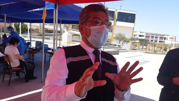 Director regional de salud de Tacna Oscar Galdos Rodríguez. (Foto: Correo)