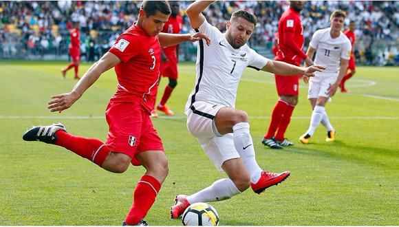 ​Nueva Zelanda vs Perú: el cabezazo de Aldo Corzo que pudo ser gol (VIDEO)