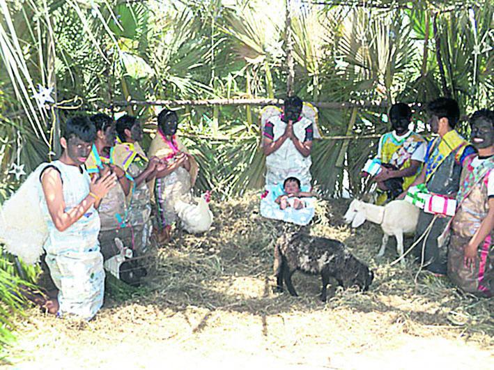 Nacimiento del niño Jesús en vivo
