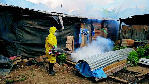 Ante 256 casos comprobados de dengue en la Selva Central intensifican la fumigación
