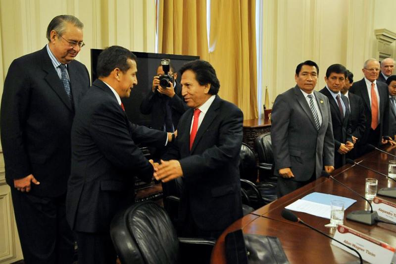 Alejandro Toledo destacó cita de líderes en Palacio de Gobierno 