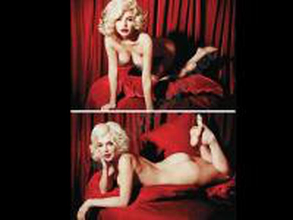 Lindsay Lohan desnuda al estilo de Marilyn Monroe