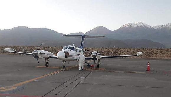 ​Arequipa: De 344 vuelos durante la cuarentena, 112 fueron para traslados humanitarios