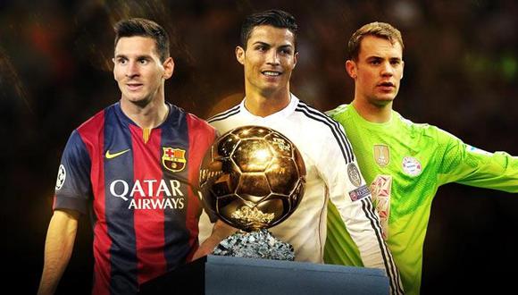 ​Messi, Ronaldo, Neymar, Luis Suárez y James Rodríguez aspirantes al Balón de Oro
