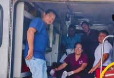 Huánuco: auxilian a mujer que dio a luz en trimóvil de carga
