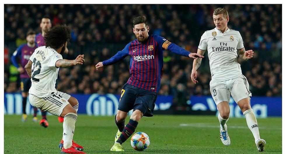Partido De Copa Del Rey Barcelona Vs Real Madrid