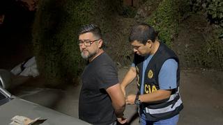 Geiner Alvarado es capturado por la PNP tras orden de prisión preventiva del Poder Judicial