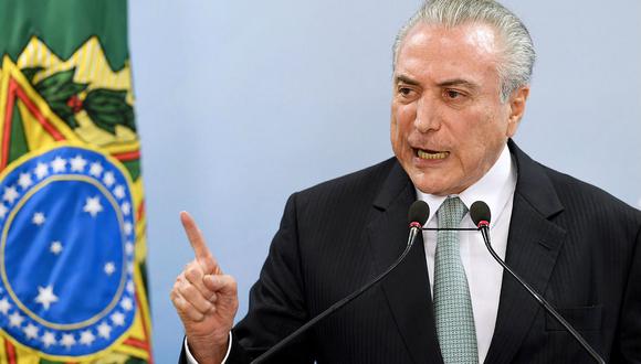 Brasil: Michel Temer negó que vaya a renunciar a la presidencia