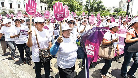 ​Despenalización del aborto: En Lima, 64% votaría por un candidato que esté a favor de medida
