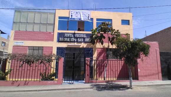 En el local comunal de la Junta Vecinal Bacigalupo se instaló la oficina del cercado.