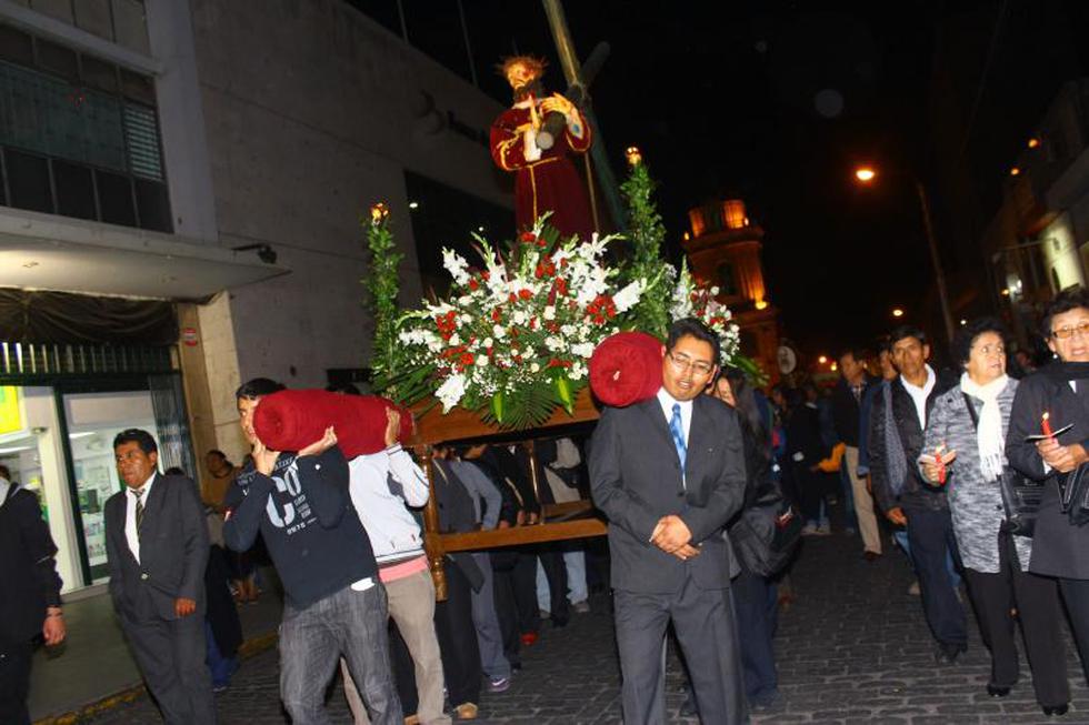 Semana Santa: Cinco imágenes salieron en procesión por Martes Santo