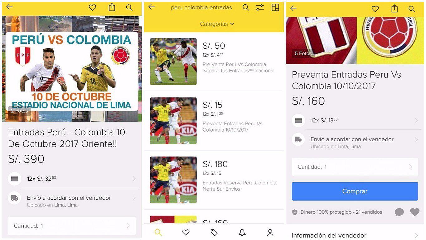 Perú vs. Colombia: Entradas aún no se venden, pero ya las ofertan por Internet a más del triple