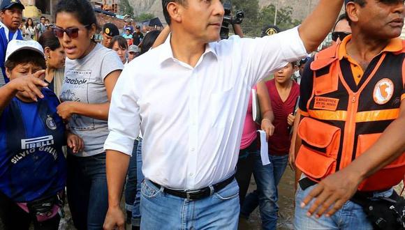 Presidente Humala firma declaratoria de emergencia de distritos