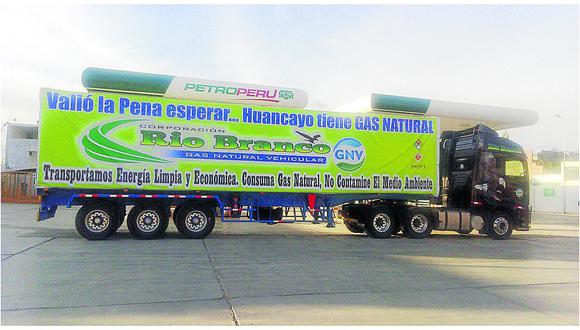 Atención transportistas: ​Inician operaciones con gas natural vehicular en Huancayo