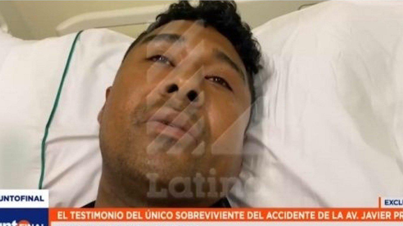 "Trato de dormir, cierro mis ojos y los veo a ellos": Testimonio del único sobreviviente del accidente en Javier Prado