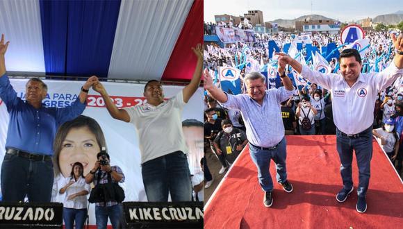 Precandidatos van a mítines y junto a César Acuña rompen los protocolos ante latente cuarta ola de Covid-19. (FOTO: Facebook).