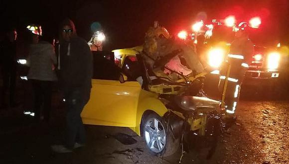 Soldados mueren en choque vehicular cuando se dirigían a Tacna
