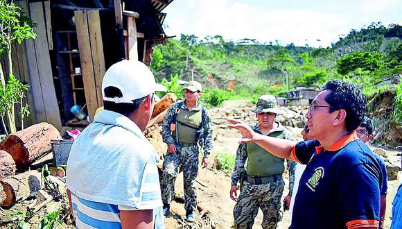 Defensa Civil del GRJ inspecciona daños tras emergencia que cobró la vida de menor