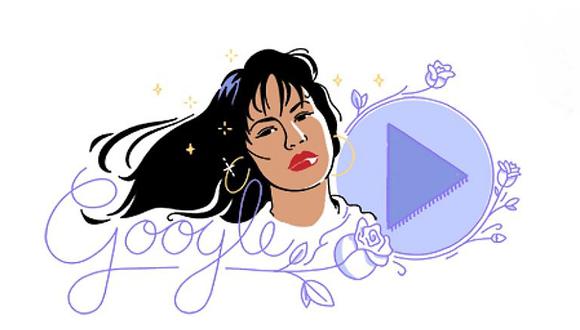 Google recuerda álbum de Selena Quintanilla con doodle musical