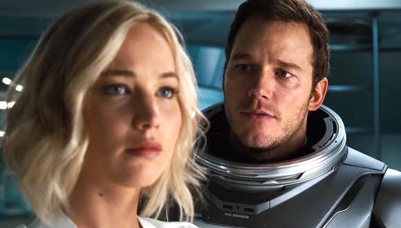 Passengers: Jennifer Lawrence y Chris Pratt en tráiler final (VIDEO)