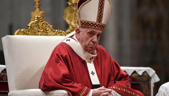 El papa Francisco será operado hoy en Roma por un problema de colon. (Foto: Filippo MONTEFORTE / AFP).